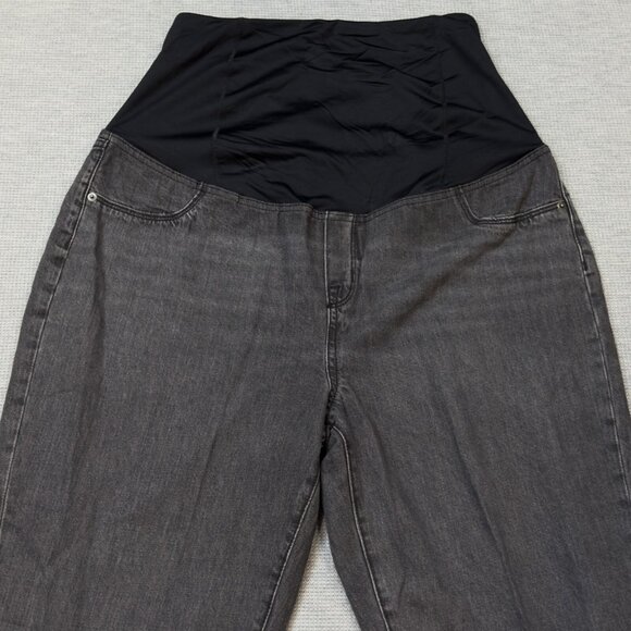 Isabel Maternity By Ingrid Isabel Womens Black Jeans Power Stretch Size 14 NWT - Picture 3 of 16